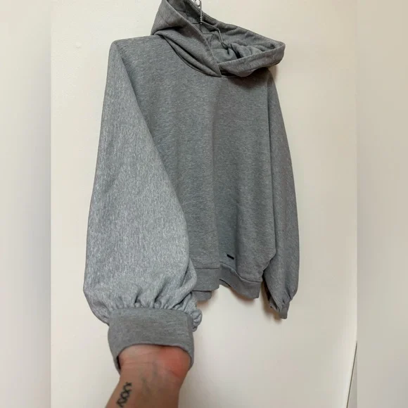 NWOT AllSaints Grey Artia Hoodie Size Small - Picture 8 of 15